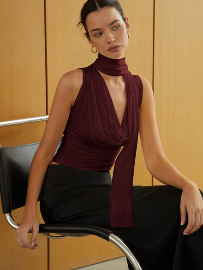 solid-twist-front-sleeveless-t-shirt-1159