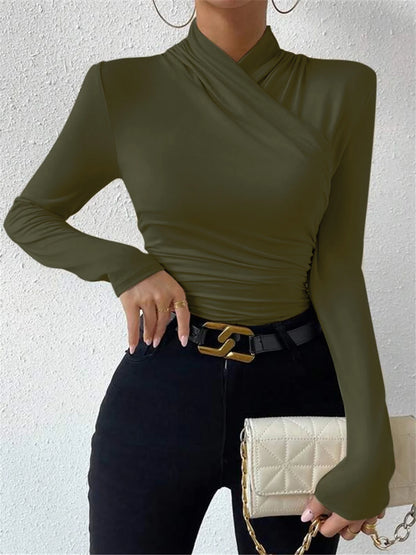 cross-over-collar-pleated-cinched-t-shirt-6102