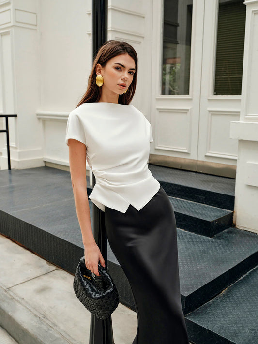 asymmetric-hem-ruched-t-shirt-8243