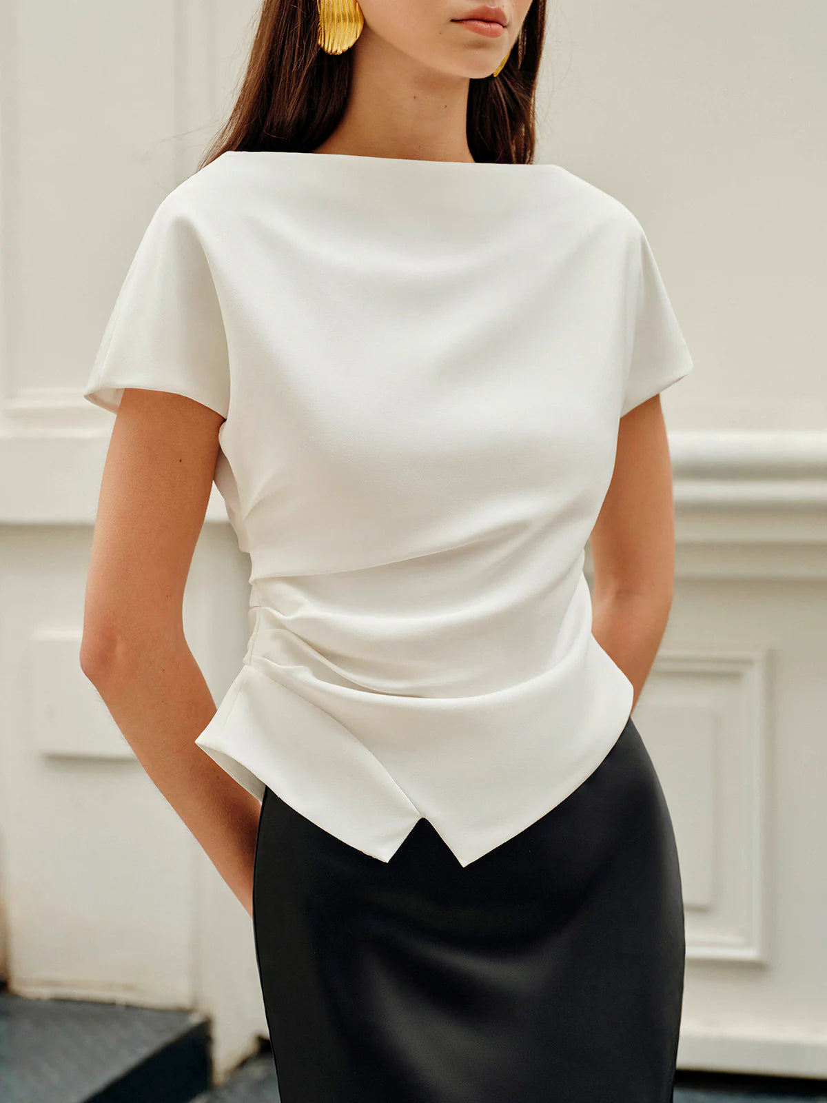 asymmetric-hem-ruched-t-shirt-8243