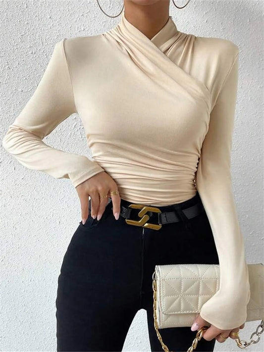 cross-over-collar-pleated-cinched-t-shirt-6102