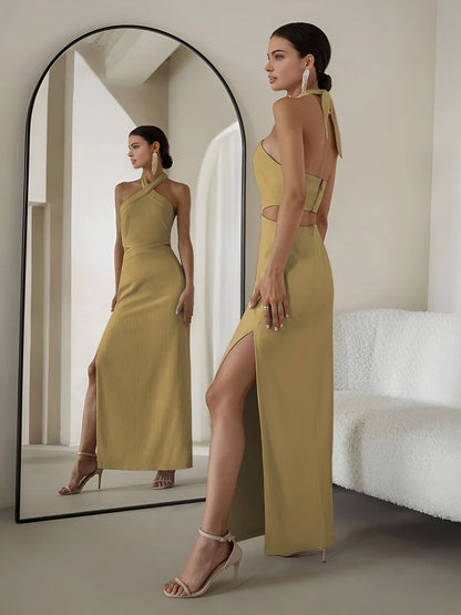 crisscross-cutout-halter-split-knit-long-dress-7779